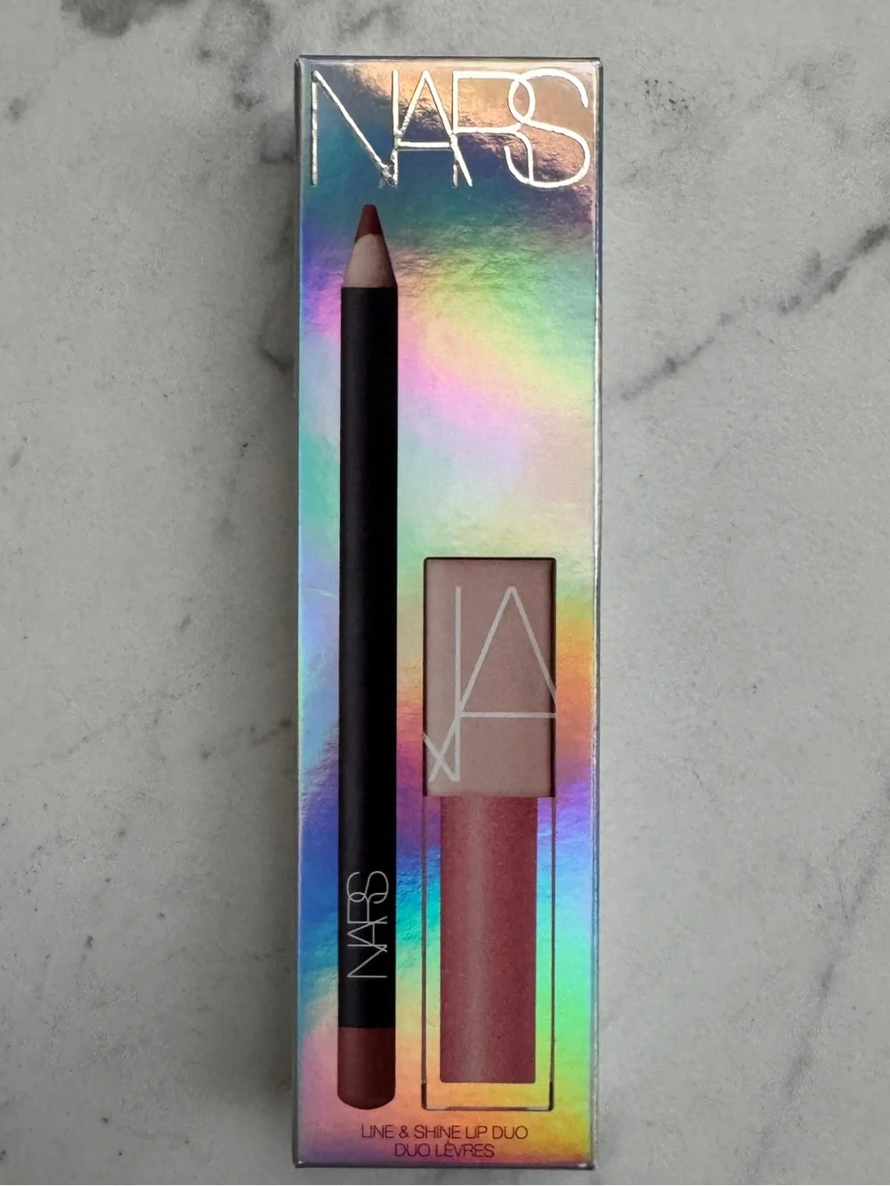 NARS LIMITED EDITION LINE & SHINE LIP DUO;—ROSEBUD / ORGASM
